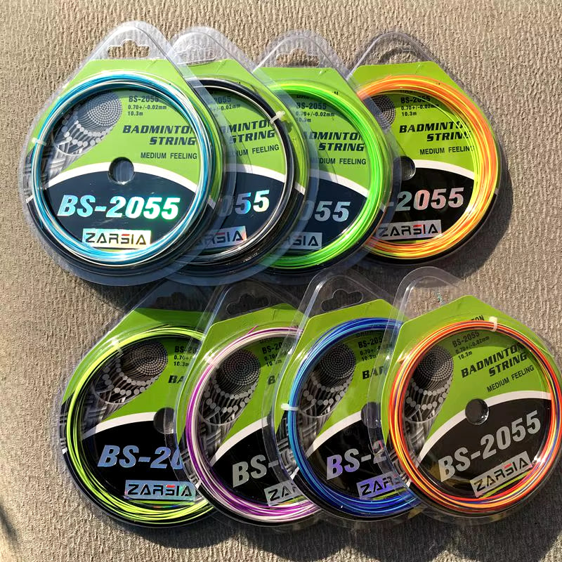 3Pcs  RBS-2055 Rainbow Badminton Racket Strings Badminton Strings 0.7MM 8 Colors