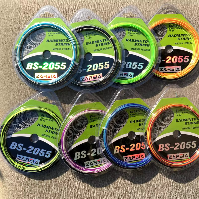 3Pcs  RBS-2055 Rainbow Badminton Racket Strings Badminton Strings 0.7MM 8 Colors